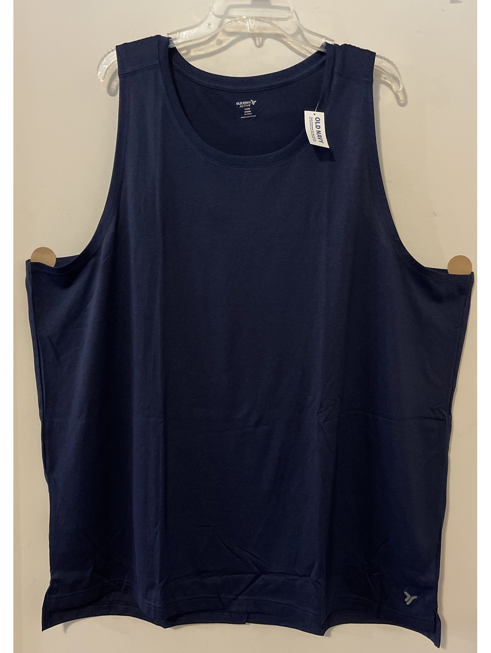 Old Navy Active Core Mens 4xl Blue Sleeveless Lightweight Tank Top NWT! A7004